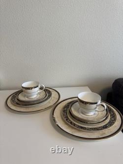 Wedgwood Bone China Place Setting for 2 Made in England. 10 items