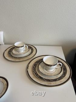 Wedgwood Bone China Place Setting for 2 Made in England. 10 items