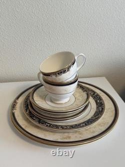 Wedgwood Bone China Place Setting for 2 Made in England. 10 items