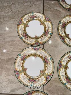 Wedgwood Bone China Salad Plates St. Austell Pattern Set of 10 ENGLAND