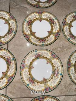 Wedgwood Bone China Salad Plates St. Austell Pattern Set of 10 ENGLAND