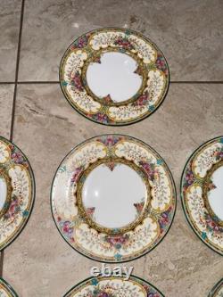 Wedgwood Bone China Salad Plates St. Austell Pattern Set of 10 ENGLAND