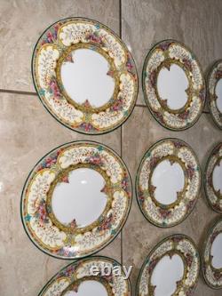 Wedgwood Bone China Salad Plates St. Austell Pattern Set of 10 ENGLAND