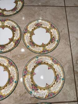 Wedgwood Bone China Salad Plates St. Austell Pattern Set of 10 ENGLAND