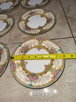 Wedgwood Bone China Salad Plates St. Austell Pattern Set of 10 ENGLAND