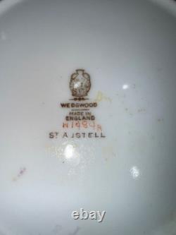 Wedgwood Bone China Salad Plates St. Austell Pattern Set of 10 ENGLAND