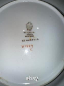 Wedgwood Bone China Salad Plates St. Austell Pattern Set of 10 ENGLAND