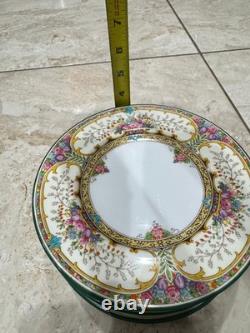 Wedgwood Bone China Salad Plates St. Austell Pattern Set of 10 ENGLAND