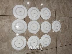 Wedgwood Bone China Salad Plates St. Austell Pattern Set of 10 ENGLAND