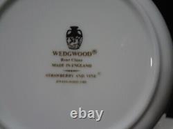 Wedgwood Bone China Strawberry & Vine Set of 4 Fruit Bowls Made in England