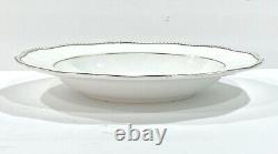 Wedgwood CROWN GOLD Rimmed Soup Bowls 9.2 Set Of 4, Bone China England 1989 New