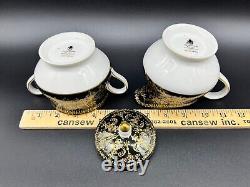 Wedgwood Caernarvon Creamer Sugar Bowl Set Bone China England