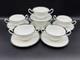 Wedgwood Carlyn Cream Soup Bowl Sets (Set of 6) Bone China England