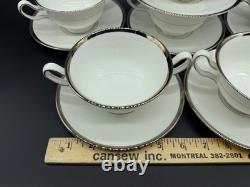 Wedgwood Carlyn Cream Soup Bowl Sets (Set of 6) Bone China England
