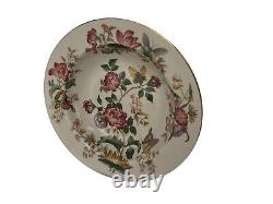 Wedgwood Charnwood Bone China Set of 8 Rimmed Soup Bowls Floral Butterflies 8