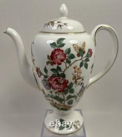 Wedgwood Charnwood Vintage Tea Set Flower Butterfly Bone China England Gold Trim