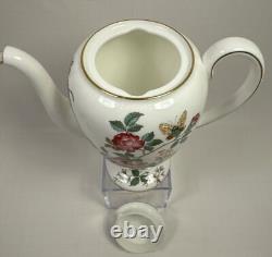 Wedgwood Charnwood Vintage Tea Set Flower Butterfly Bone China England Gold Trim
