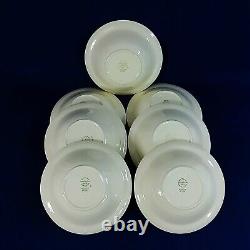 Wedgwood China Coupe Cereal Bowl Patrician Embossed Set of 7