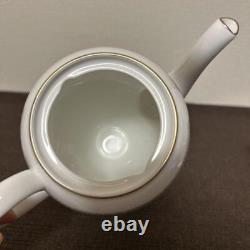 Wedgwood Coffee Pot Creamer Sugar Pot Set Columbia Sage Green Bone China England