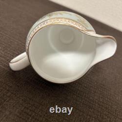 Wedgwood Coffee Pot Creamer Sugar Pot Set Columbia Sage Green Bone China England