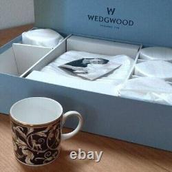 Wedgwood Cornucopia Collection Coffee Cup & Saucer Set of 5 Bone China England
