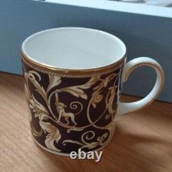 Wedgwood Cornucopia Collection Coffee Cup & Saucer Set of 5 Bone China England
