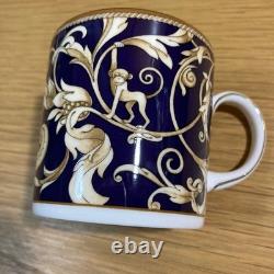 Wedgwood Cornucopia Cup Saucer Set Of 2 Demitasse Bone China England Collectible