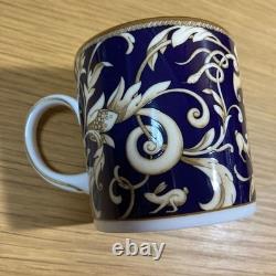 Wedgwood Cornucopia Cup Saucer Set Of 2 Demitasse Bone China England Collectible