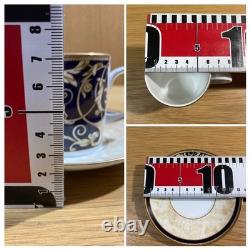 Wedgwood Cornucopia Cup Saucer Set Of 2 Demitasse Bone China England Collectible