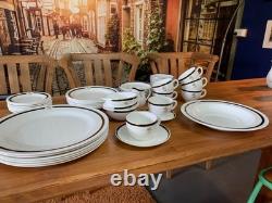 Wedgwood Cunard Line QE2 Ship Service Bone China Full Dining Set England W