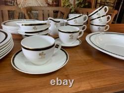 Wedgwood Cunard Line QE2 Ship Service Bone China Full Dining Set England W
