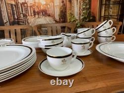 Wedgwood Cunard Line QE2 Ship Service Bone China Full Dining Set England W