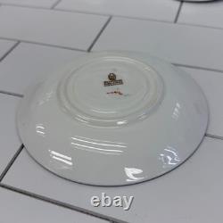 Wedgwood Dinner Set Florentine Turquoise Bone China Dishes, Service For 6 1970s