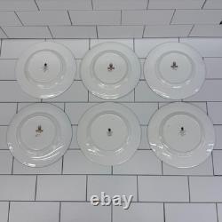 Wedgwood Dinner Set Florentine Turquoise Bone China Dishes, Service For 6 1970s