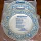 Wedgwood Dolphins Blue Dinner Plate 27cm Set of 3 Bone China England withBox
