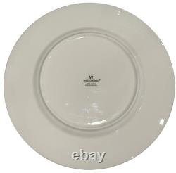 Wedgwood Dolphins Set of (12) 9 Salad Plates Bone China England Platinum Trim