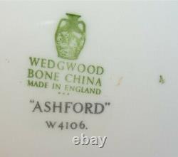 Wedgwood England Ashford Set of 10 Salad Plates 8 1/8 Bone China