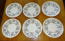 Wedgwood England Ashford Set of 6 Luncheon Plates 9 Bone China