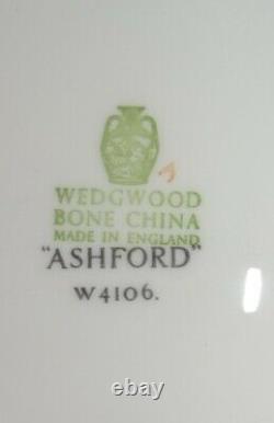 Wedgwood England Ashford Set of 6 Luncheon Plates 9 Bone China
