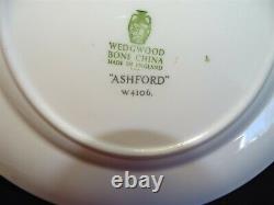 Wedgwood England Ashford Set of 8 Salad Plates 8 1/8 Bone China