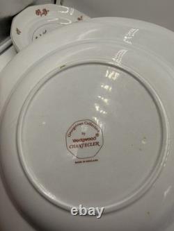 Wedgwood England Chantecler Rooster Bone China VTG 10 Piece Set Service for 4