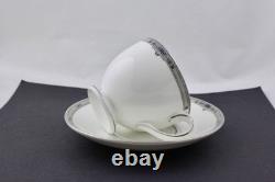 Wedgwood Fine Bone China Amherst (platinum Trim) 5 Piece Place Setting Mint