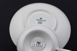 Wedgwood Fine Bone China Amherst (platinum Trim) 5 Piece Place Setting Mint