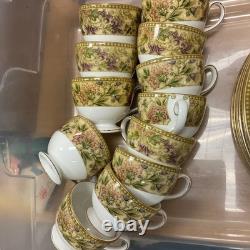 Wedgwood Floral Set, Made in England Bone China 1997