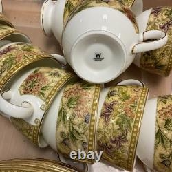 Wedgwood Floral Set, Made in England Bone China 1997
