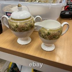 Wedgwood Floral Set, Made in England Bone China 1997