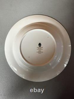 Wedgwood Gold Florentine 8 Soup Bowls Bone China England Set of 4