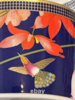 Wedgwood Hummingbird Tea Cup & Saucer Blue Dinnerware England New With Box Lot 2