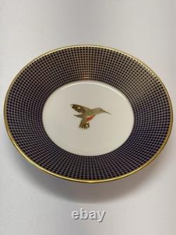 Wedgwood Hummingbird Tea Cup & Saucer Blue Dinnerware England New With Box Lot 2