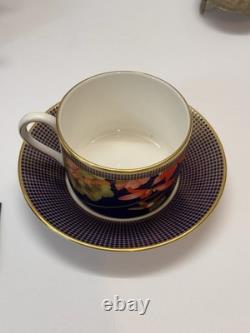 Wedgwood Hummingbird Tea Cup & Saucer Blue Dinnerware England New With Box Lot 2